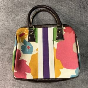 Victoria's Secret Floral Canvas Handbag